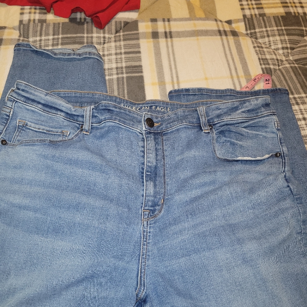 American Eagle 22w Bootcut Jeans Hi-Rise Skinny Kick
